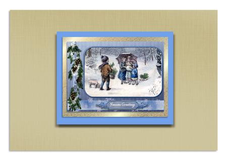 Winter Fun with Decoupage by Frances Dent