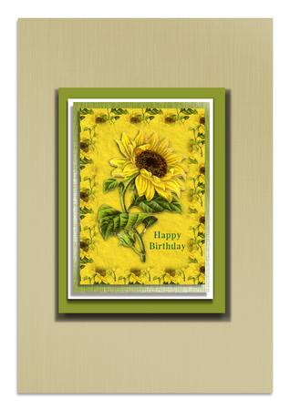 Sunflower Quick Card by Frances Dent