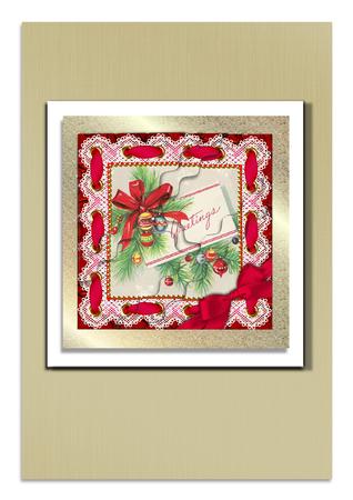 Greetings Eyelet Lace 5in Scallop Triangle Corner Stacker by Frances Dent