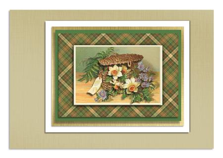 Floral Basket Quick Card by Frances Dent