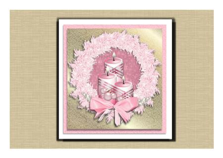 Pink Christmas 4 by Frances Dent