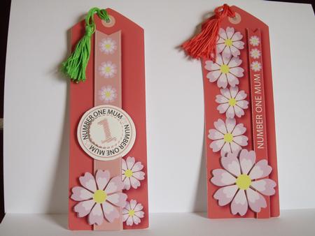 'number One Mum' Bookmarks (mothers Day/birthday/thankyou) by Gabrielle Byrne