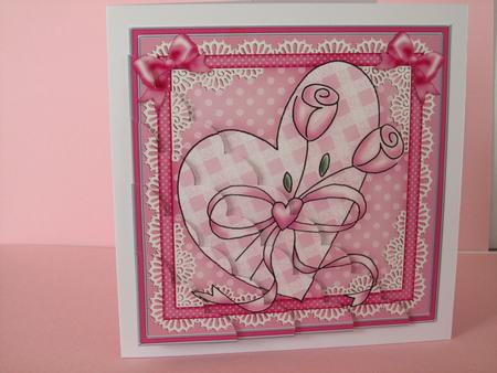 Lovin Heart - Scallop Corner side stacker Topper by Gabrielle Byrne