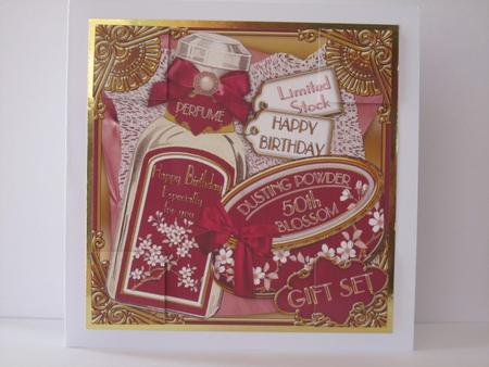 Blossom Perfume Gift Set 50th Birthday 8in Picture Sheet by Gabrielle Byrne