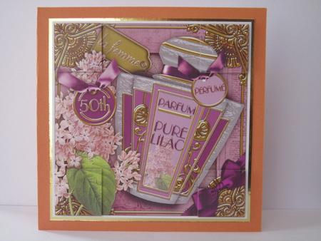 Pure Lilacs Perfume 50th Birthday 8in Picture Topper Featured Gallery Photo