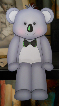 3D on the Shelf Card Kit - Cute Little Koala Bear Kookie by Gail Pennycuick