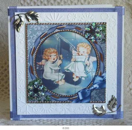 Singing Angels Snow 3D Paper Weaving Kit by Gail Pennycuick