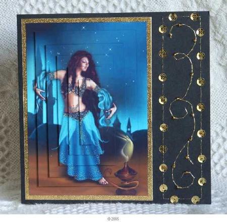 Belly Dancer Pyrimage by Gail Pennycuick