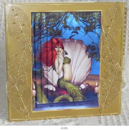 Mermaid 3 Oblong Pyramage by Gail Pennycuick