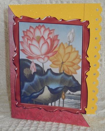 Framed Watercolured Flowers by Gail Pennycuick