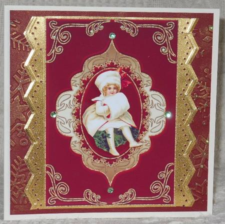 Oriental Whisper Blank Card 14 by Gail Pennycuick
