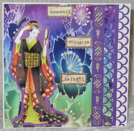 Exotic Flowers Backing Paper by Gail Pennycuick