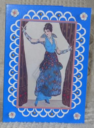 Lady of Fashion 1912 by Gail Pennycuick