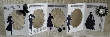 Fashion Silhouettes Vintage by Gail Pennycuick