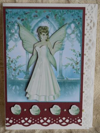 Winter Fairy Decoupage by Gail Pennycuick