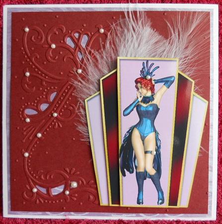 Feathered Girl Dancers by Gail Pennycuick