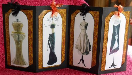 Vintage Fashion Bookmarks by Gail Pennycuick