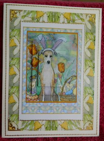 Large Daffodil Frame Insert by Gail Pennycuick