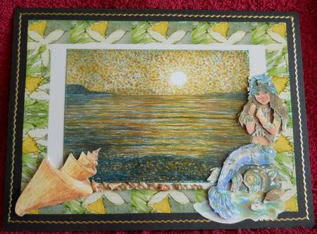Sun Dance. Sunset on the Sea. by Gail Pennycuick