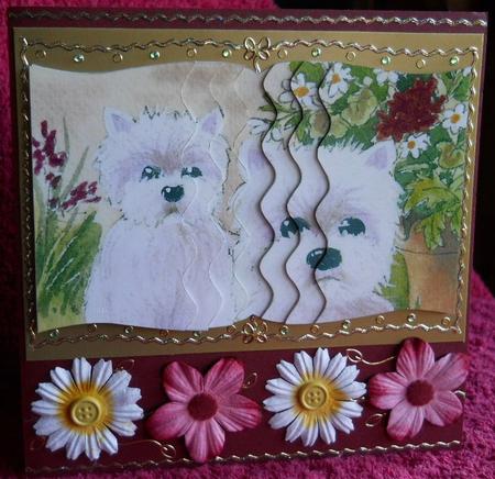 Beautiful Westies Wavy Book Side Stacker by Gail Pennycuick