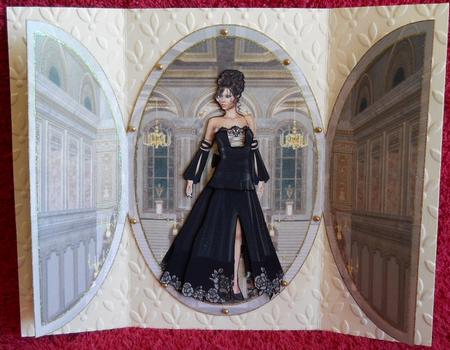Hot Lady in Black 2 by Gail Pennycuick