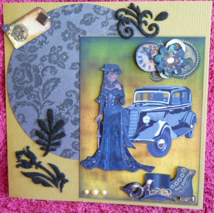 Vintage Steampunk Lady by Gail Pennycuick