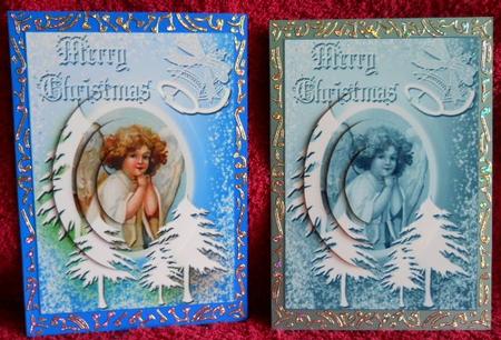 Christmas Vintage Pyramid Topper by Gail Pennycuick