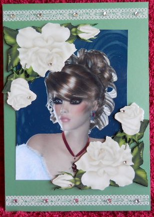 Framed with Roses by Gail Pennycuick