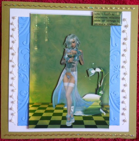 Elfin A4 Card by Gail Pennycuick