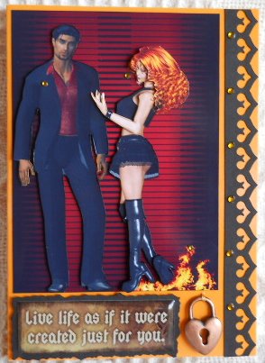 Flames Quick Card by Gail Pennycuick