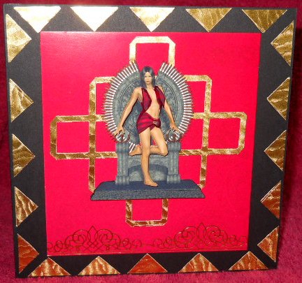 Temple Maiden Step by Step Sheet by Gail Pennycuick