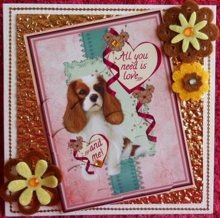 All You Need is Love and Me! Spaniel by Gail Pennycuick
