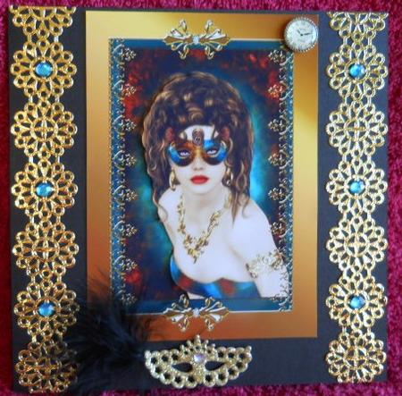 A4 Masquerade Beauty by Gail Pennycuick