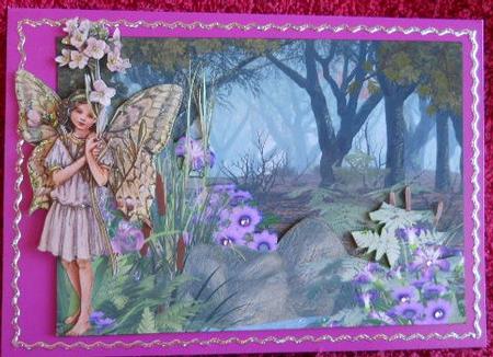 The Fairy Realm A4 Backing Paper #7 by Gail Pennycuick