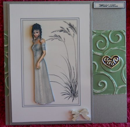 Lady Card Front by Gail Pennycuick