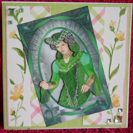 Emerald Medieval Lady Birthday by Gail Pennycuick
