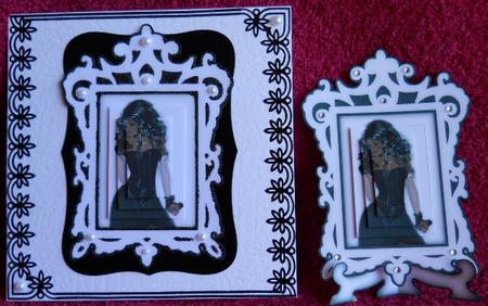 Gothic Beauty Frame & Stand by Gail Pennycuick