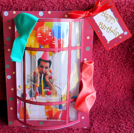 3D Bay Window - His Birthday by Gail Pennycuick