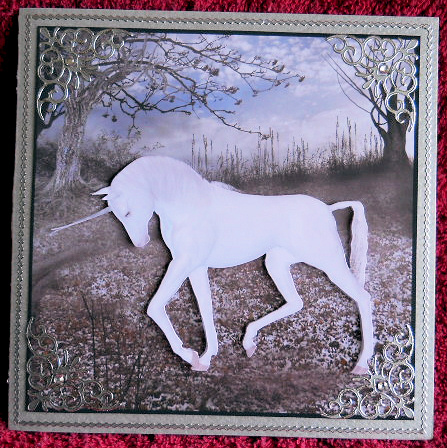 White Unicorn Topper by Gail Pennycuick