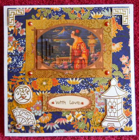 Madam Butterfly Oriental Pyramid Topper by Gail Pennycuick