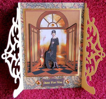 Elegance at the French Windows by Gail Pennycuick
