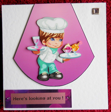 Lil Chef Wobble Card by Gail Pennycuick