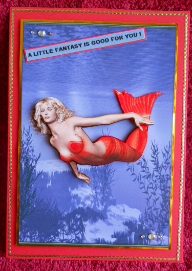 Mermaid in Red by Gail Pennycuick