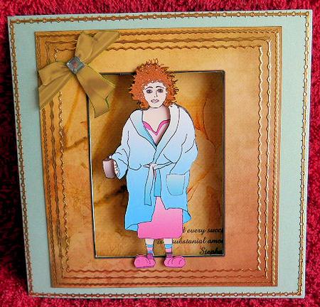 Behind Every Successful Woman - 3D Flippin Image Card by Gail Pennycuick