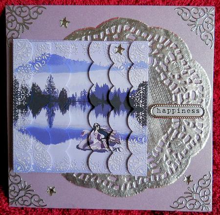 Misty Morn Scalloped Edge Side Stacker Card. by Gail Pennycuick