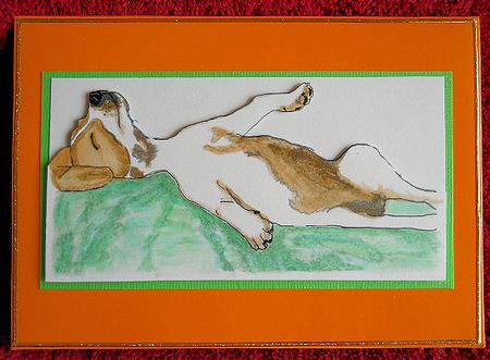 Phew What at Day (jack Russell) Digital Stamp by Gail Pennycuick