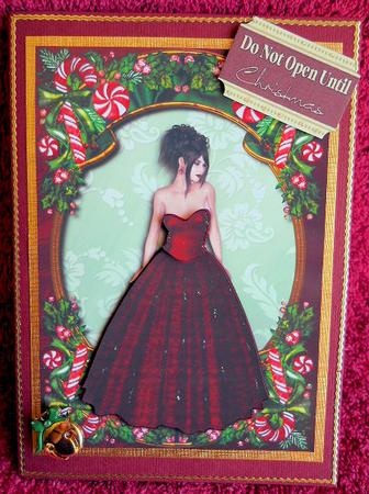 A Christmas Beauty + Decoupage by Gail Pennycuick