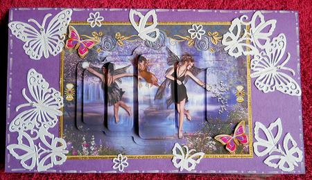 Fairies of the Waterfall A5 Cardfront Minikit by Gail Pennycuick
