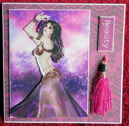 Eastern Promise A4 Card Front by Gail Pennycuick