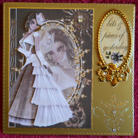 Steampunk Fashion Reflections Decoupage by Gail Pennycuick